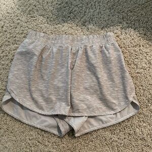 Gray athletic shorts